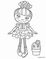 Lalaloopsy Coloring Pages Littles sketch template