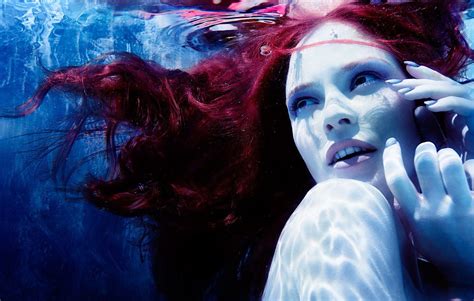underwater seria and and my loving red hairy girl underwater photoshoot