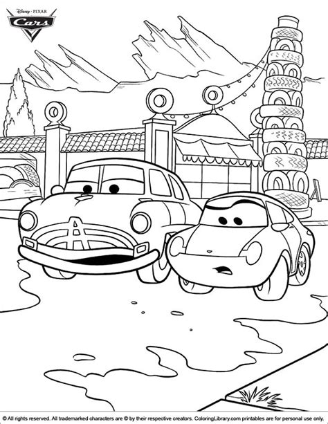 cars coloring page  kitty colouring pages cars coloring pages