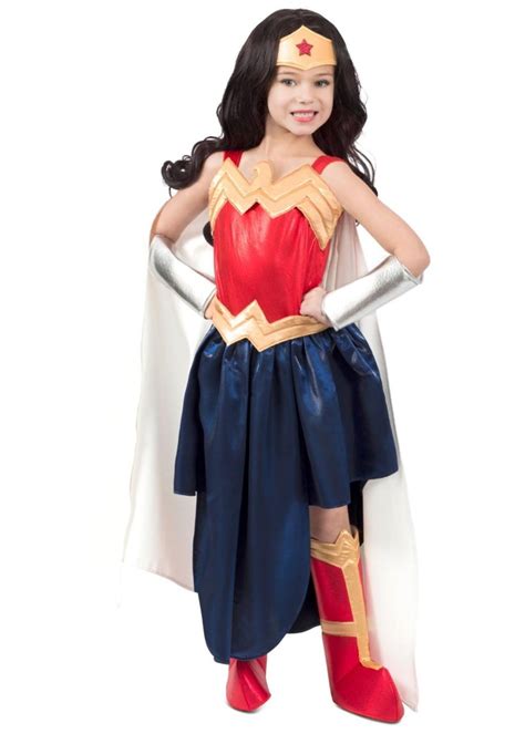 girls legendary wonder woman costume superhero costumes