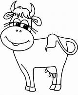 Cow Coloring Pages Cows Tail Cartoon Waggle Printable Kids Procoloring Kidsplaycolor Cute Color Face Drawing Drawings sketch template
