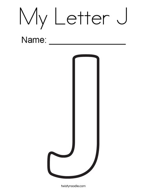 letter  coloring page twisty noodle