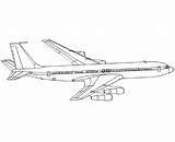 Boeing Drawing Coloring 777 707 Pages Colouring Jet Airline Template Commercial Uploaded User sketch template