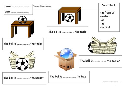 prepositions worksheet  esl printable worksheets   teachers