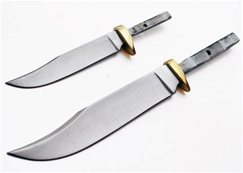 damascus bladescom set  blanks small medium blades knife making small knives hunting
