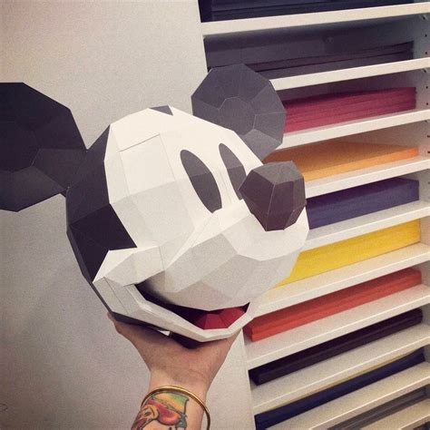 papercraft mickey mouse fortheladyonly