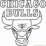 Coloring Bulls Chicago Coloringpages101 Nba Pages sketch template