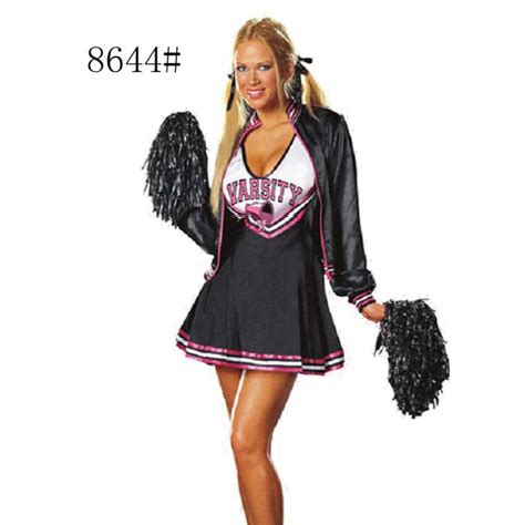 varsity sexy high school cheerleader costume girl baseball aerobics