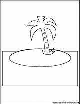Island Coloring Pages Cutout Easter Drawing Kids 1050px 1kb Popular sketch template