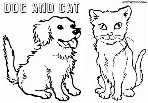 printable colouring pages  cats  dogs printable coloring pages