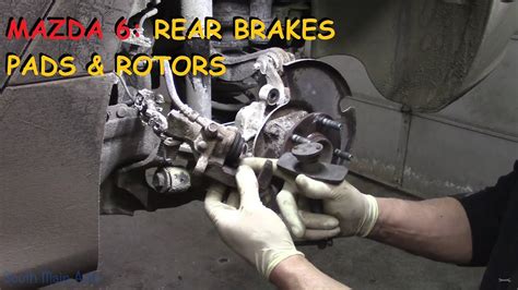 mazda  rear brake pads rotors