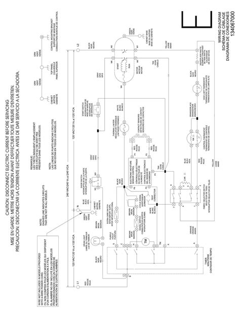 frigidaire glerfs electric dryer wiring diagram   manualslib