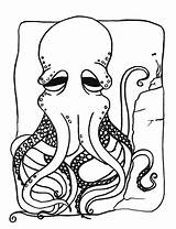 Octopus Oktopus Pulpos Tintenfisch Ausmalbilder Bestcoloringpagesforkids Ausmalbild Mewarnai Gurita Letzte sketch template