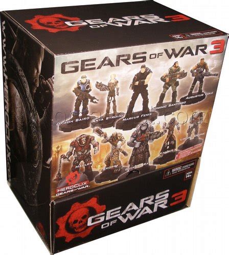 Heroclix Gears Of War 3 Gravity Feed Booster Box Potomac Distribution