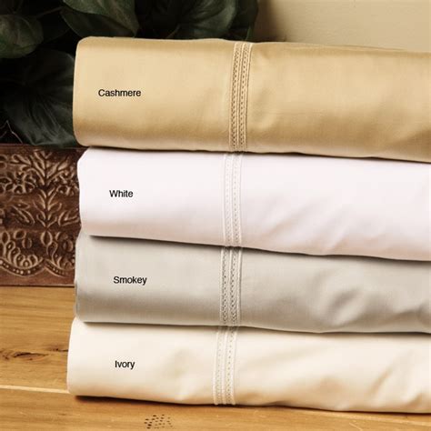 Sateen Egyptian Cotton 600 Thread Count Flat Sheet Free Shipping On