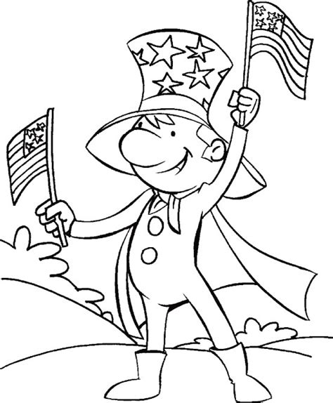 july independence day coloring pages     july