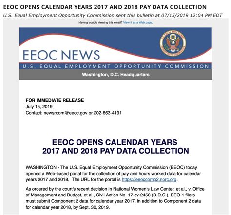 eeoc portal  comp data   open employment labor insider