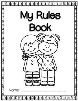 classroom rules coloring book  posters preschool classroom rules