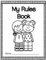 Rules Coloring Classroom Book Pages Preschool Printable Class Kindergarten School Posters Activities Worksheets Teacherspayteachers Books Learning sketch template