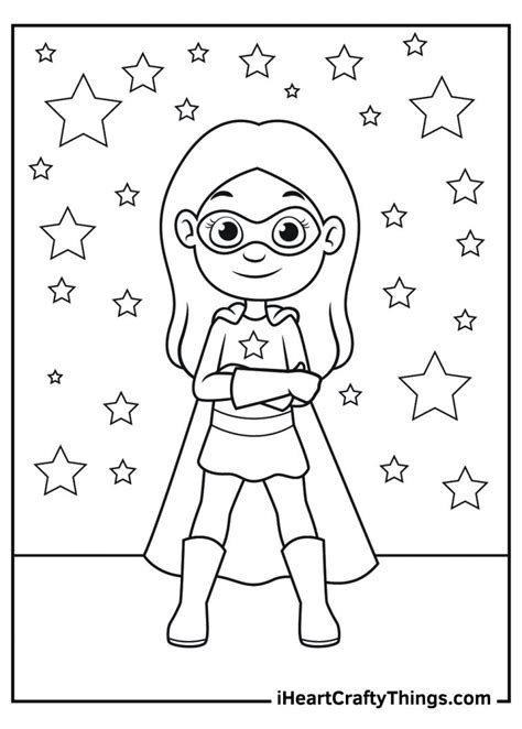 simple superhero coloring pages coloring pages