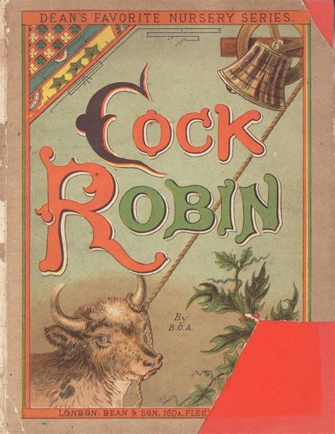 Cock Robin By B O A 1890 Antiquariat Reinhold Pabel
