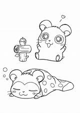 Hamtaro Tv Kleurplaten Kleurplaat Coloriages Animaatjes 2400 Pixel sketch template