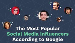 infographic    popular social media influencers   world