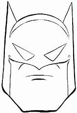 Mask Superhero Template Coloring Pages Colouring Clipart Printable Face sketch template
