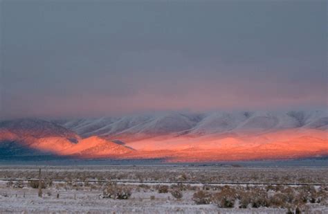 winter sunset  nevada stock photo freeimagescom
