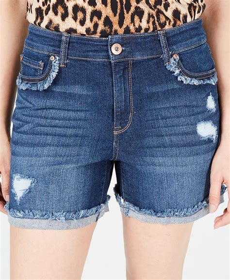 inc international concepts inc destructed curvy fit jean shorts