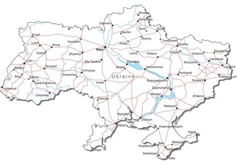 printable map   ukraine    print