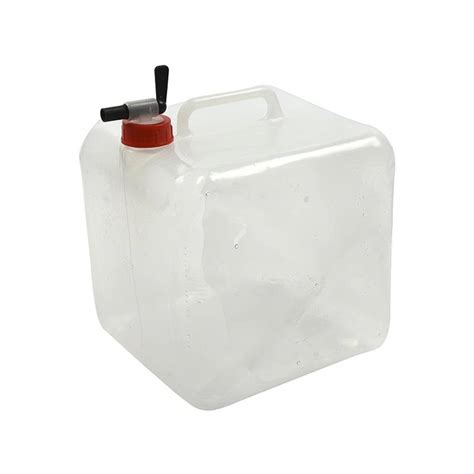 proplus opvouwbare jerrycan met kraan  liter transparant blokker