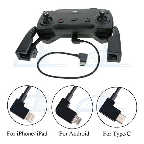otg micro usb cable  data transfer  dji mavic mini drone remote controller ebay