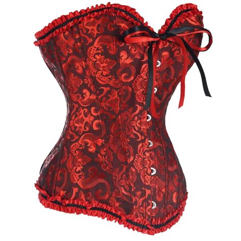 sexy women steampunk clothing gothic plus size corsets lace up steel