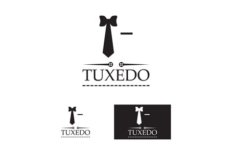 tuxedo logo  symbol illustration graphic  mujiyono creative fabrica