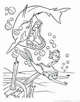 Coloring Pages Shark Jaws Goblin Basking Printable Getcolorings Getdrawings Kid Kids Color Colorings sketch template