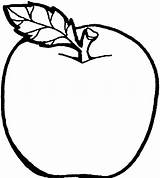 Apple Coloring Pages Large sketch template