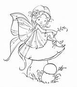 Pages Fairy Coloring Stamps Digital Baby Drawings Colouring Books Nellie Sugar Digi Advocate Adult Fedotova Fairies Marina Whimsy Google Kids sketch template