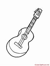 Coloring Pages Kids Guitar Labels sketch template