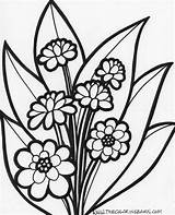 Coloring Pages Pdf Flowers Flower Printable Print Getdrawings sketch template