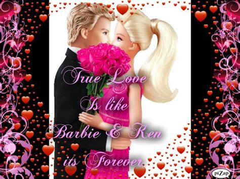 made this one barbie and ken true love barbie and ken