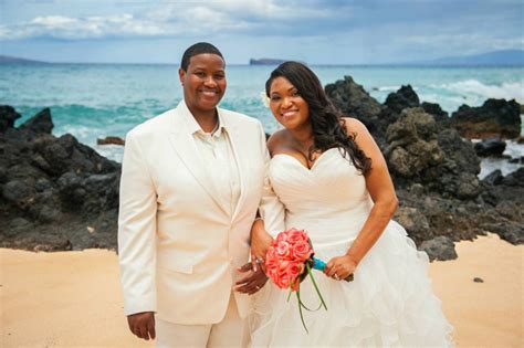 hawaiian island lesbian and gay wedding packages purple