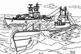 Coloring Pages Aircraft Carrier Warship Coloringsky Color Template Ship Kids Avengers Choose Board sketch template