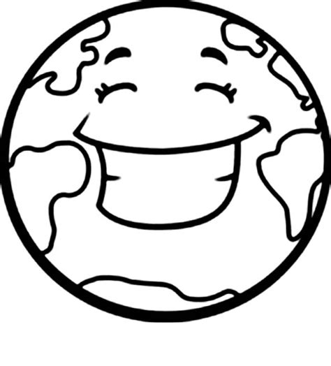 happy earth  earth day coloring page  print