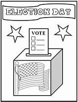 Election Voting Vote Coloringpagesonly Elections sketch template