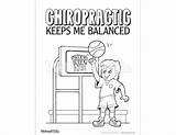 Chiropractic Coloring Kids Pages Printable Sheets sketch template