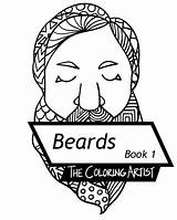 Beard Pages Coloring Template sketch template