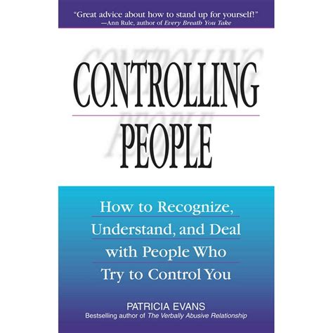 controlling people   recognize understand  deal  people