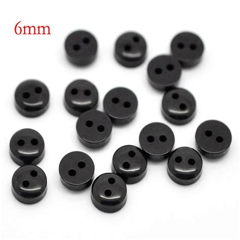 pcs black mini buttons mm sewing buttons scrapbooking resin accessories mini doll clothing