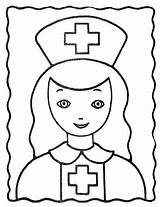 Nurse Coloring Pages Drawing Clipartbest Getcolorings Clipart Getdrawings Hat sketch template